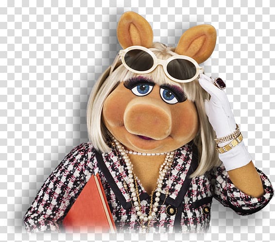 Miss Piggy Kermit the Frog Gonzo Fozzie Bear The Muppets, Miss Piggy transparent background PNG clipart