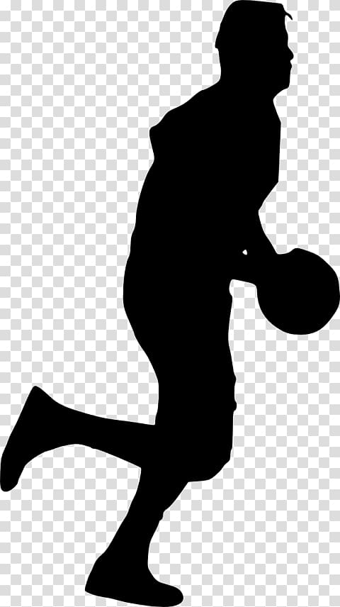Basketball , Sports Silhouet transparent background PNG clipart