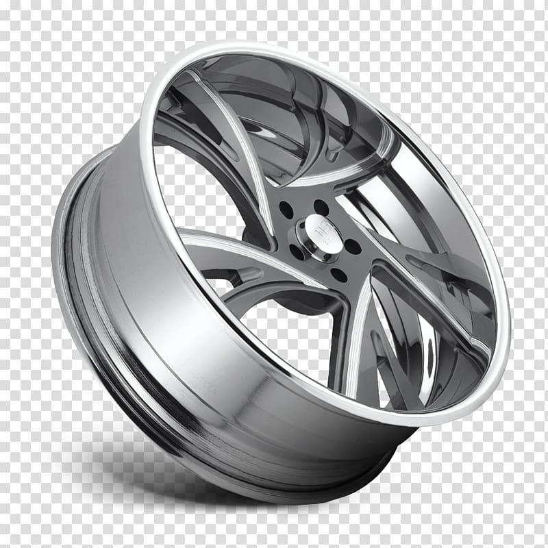 Alloy wheel Rim Forging Tire, matte texture transparent background PNG clipart