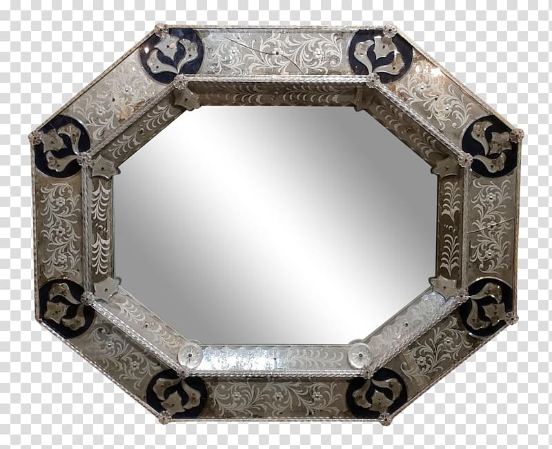 Mirror Silver Frames Antique, mirror transparent background PNG clipart