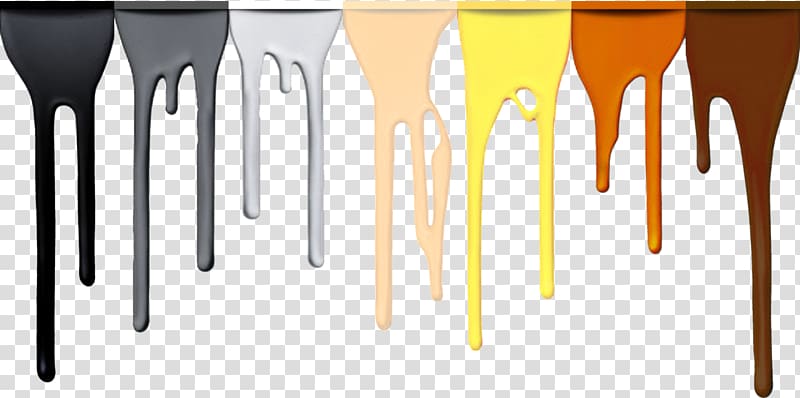 Drip painting Watercolor painting, falling transparent background PNG clipart