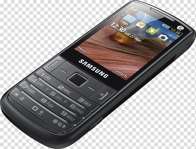 Smartphone Feature phone Samsung Galaxy S Samsung GT C3780, Onyx black Samsung Galaxy Mini, hp bar transparent background PNG clipart