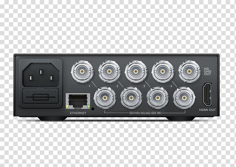 Serial digital interface Blackmagic Design Ultra-high-definition television Computer Monitors, stereoscopic transparent background PNG clipart