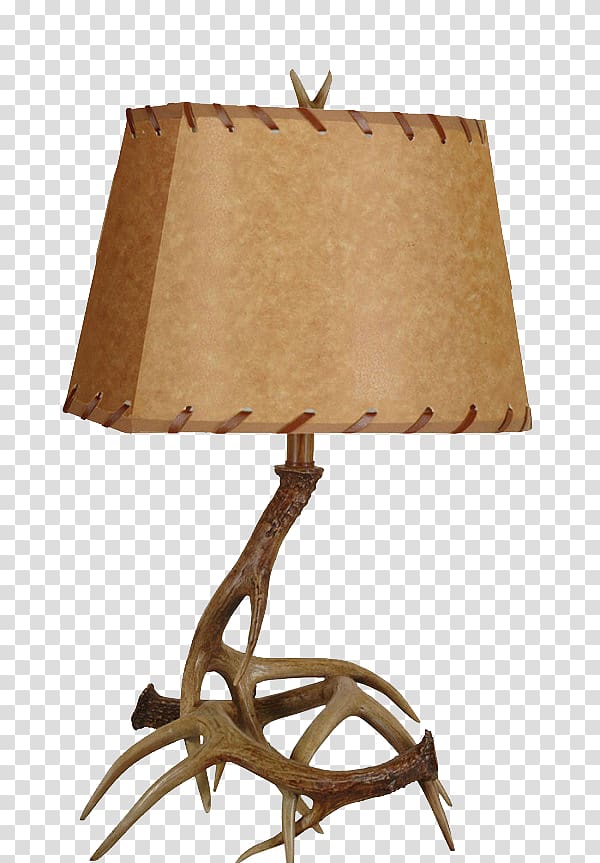 Electric light Table Lighting Furniture, American classical roots lamp IKEA creative transparent background PNG clipart