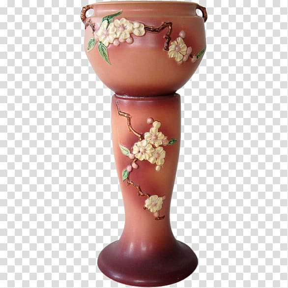 Roseville pottery Vase Ceramic Jardiniere, transparent background PNG clipart