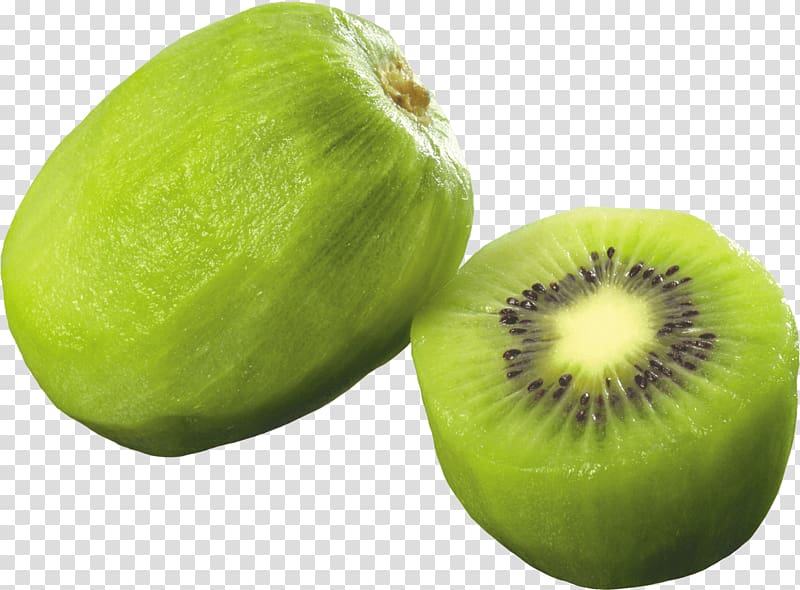 green fruit, Peeled Kiwi transparent background PNG clipart