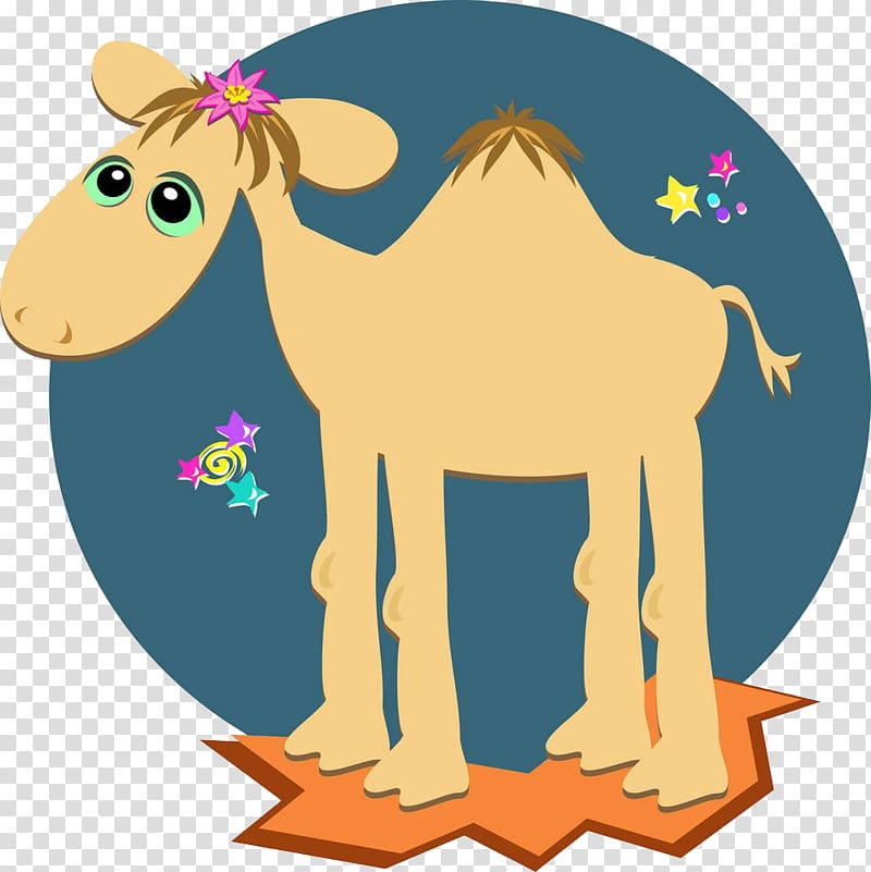 Camel Drawing , Cartoon hand painted camel transparent background PNG clipart