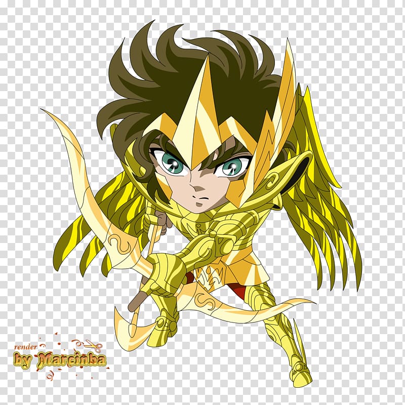 Pegasus Seiya Chibi Art Anime Saint Seiya: Knights of the Zodiac, sagittarius transparent background PNG clipart