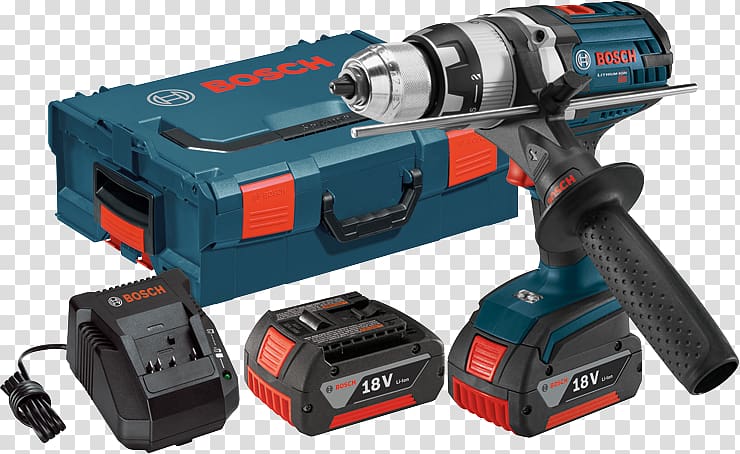 Hammer drill Robert Bosch GmbH Augers Cordless Bosch Power Tools, carrying tools transparent background PNG clipart