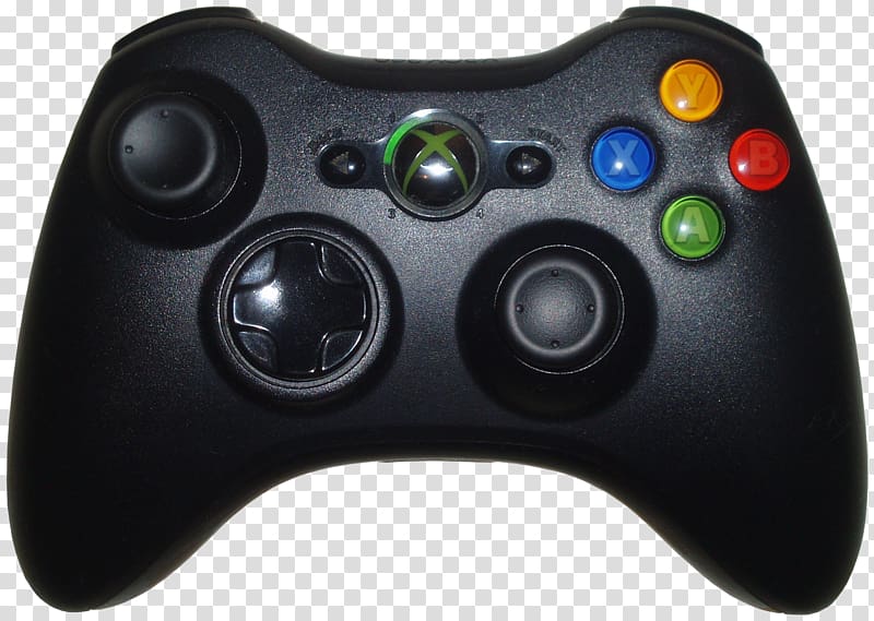 Xbox 360 controller Black Game Controllers Xbox 360 S, xbox transparent background PNG clipart