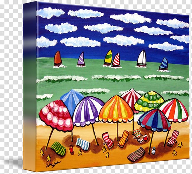 Folk art Landscape painting Folk music, beach scene transparent background PNG clipart