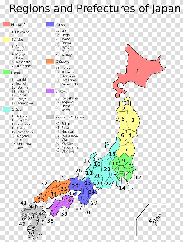ISO 3166-2:JP Prefectures of Japan Aomori Prefecture Hokkaido, map ...