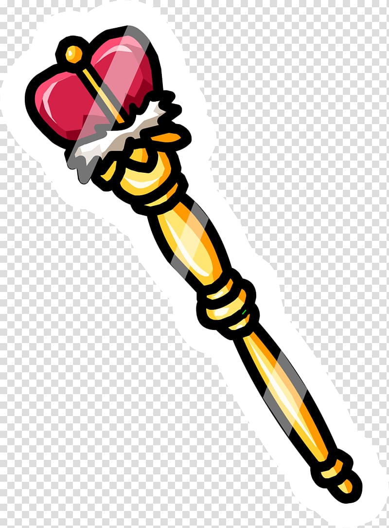 Sceptre Monarch Club Penguin Royal family Royal Staff, staff transparent background PNG clipart