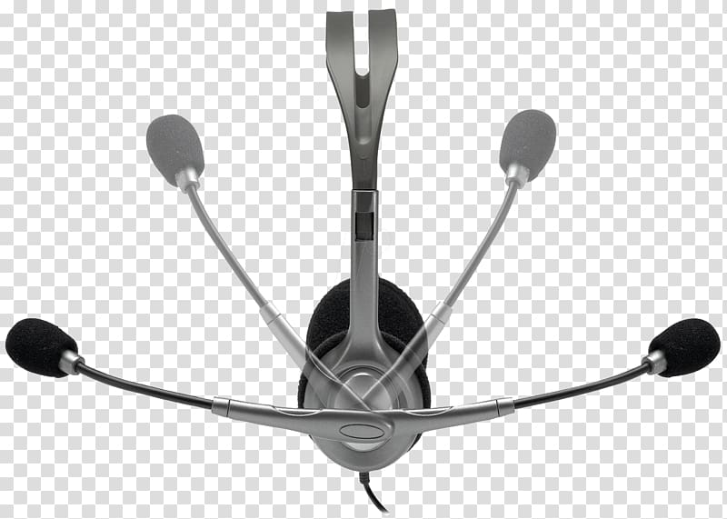 Noise-canceling microphone Headphones Stereophonic sound Logitech, stereo delamination transparent background PNG clipart