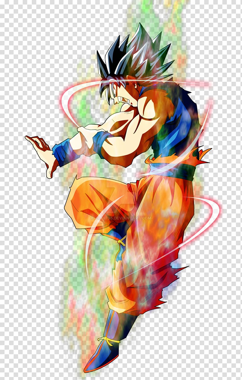 Goku Vegeta Super Saiya Art, form transparent background PNG clipart