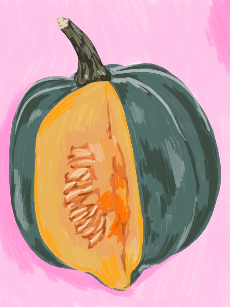 Calabaza Winter squash Pumpkin Cucurbita Strudel, acorn squash transparent background PNG clipart