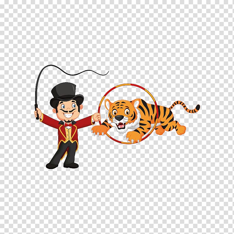 Lion taming , pose transparent background PNG clipart