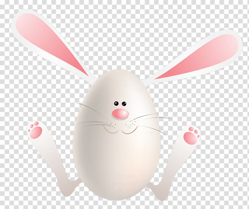 Easter bunny illustration, Easter Bunny Rabbit Easter egg Nose Whiskers, Cute Easter Bunny Egg transparent background PNG clipart