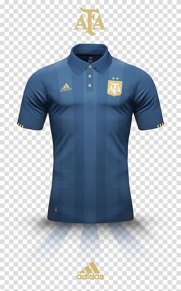 Jersey T-shirt Argentina national football team Adidas, argentina jersey transparent background PNG clipart