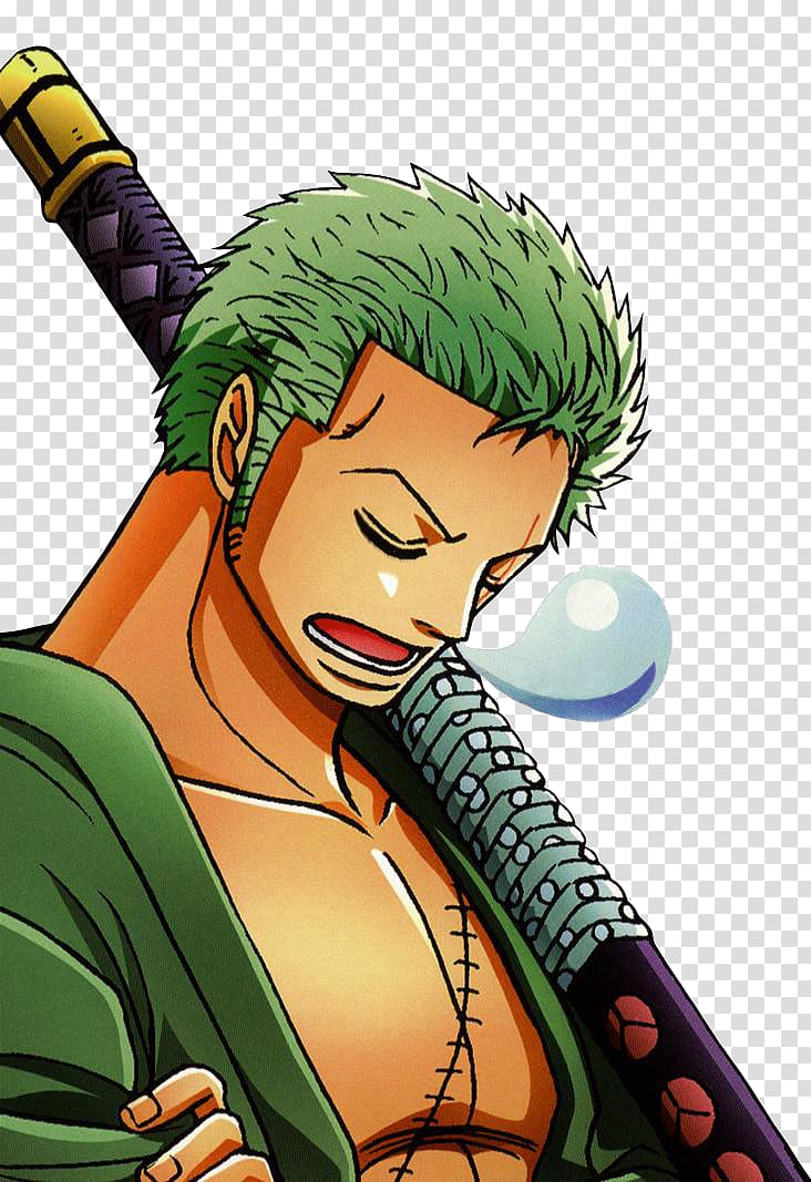 Zoro One Piece Face, HD Png Download - kindpng