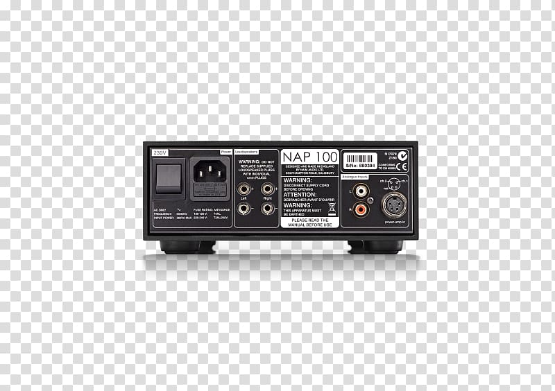 Audio power amplifier Naim Audio Electronics Endstufe, others transparent background PNG clipart