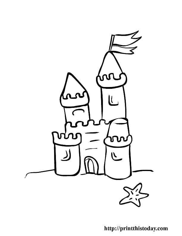 Coloring book Sand art and play Drawing , Of Castles For Children transparent background PNG clipart
