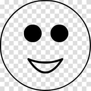 Smiley Black and white , smiley transparent background PNG clipart thumbnail