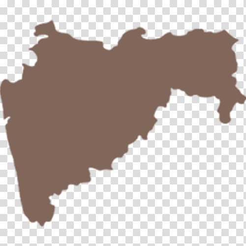 Maharashtra Blank map, map transparent background PNG clipart