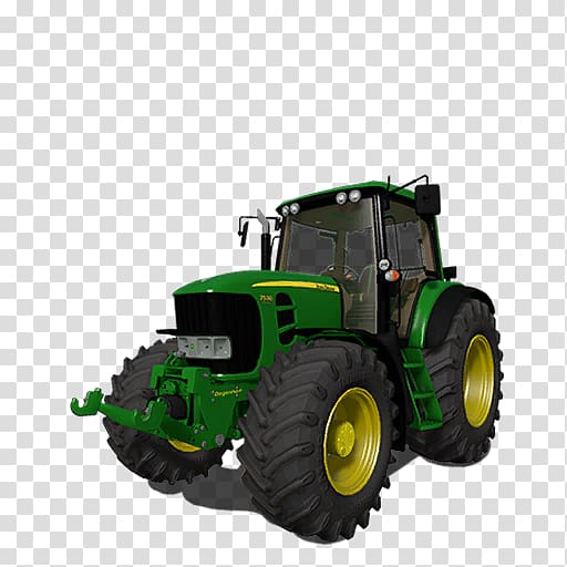Tractor Farming Simulator 17 John Deere Agricultural machinery Car, Farming Simulator transparent background PNG clipart