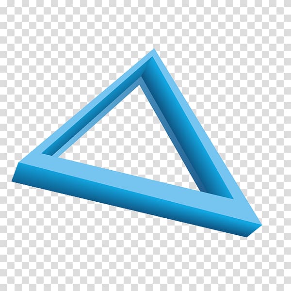 Blue Triangle, triangle transparent background PNG clipart