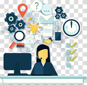 Customer Service Business Call Centre, Business transparent background PNG clipart thumbnail