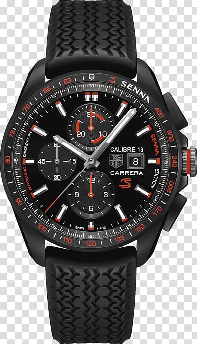 TAG Heuer Carrera Calibre 16 Day-Date Chronograph Watch, part time transparent background PNG clipart