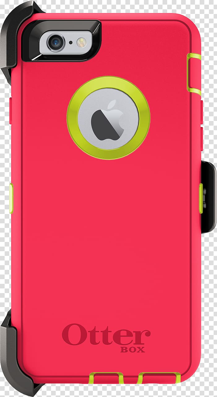 iPhone 6 Plus OtterBox Defender Series Case for iPhone 6/6s LifeProof, pink spotify transparent background PNG clipart