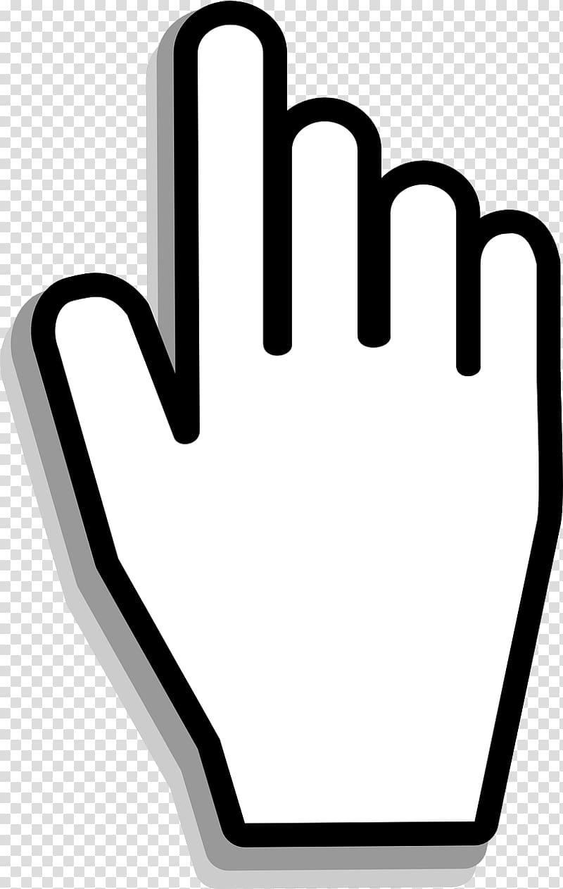 person's hand illustration, Computer mouse Pointer Cursor Hand Index finger, cursor transparent background PNG clipart