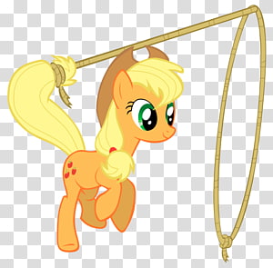 Applejack Pony .by, lasso transparent background PNG clipart thumbnail