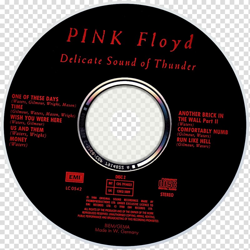 The Best of Pink Floyd: A Foot in the Door Compact disc Music Delicate Sound of Thunder, pink floyd transparent background PNG clipart