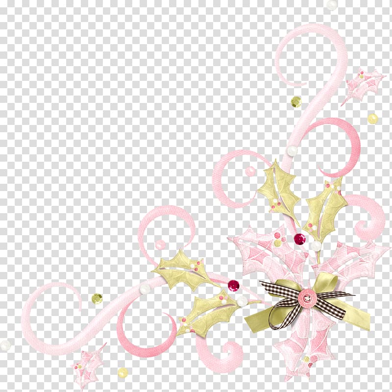 Floral design Pattern, page corner transparent background PNG clipart