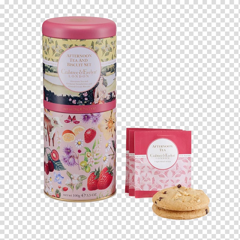 Tea Biscuit tin Crabtree & Evelyn Flavor, biscuit packaging transparent background PNG clipart