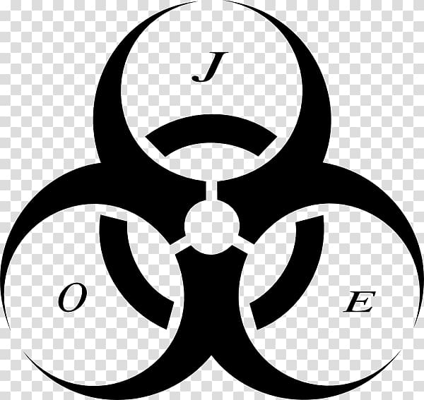 Biological hazard Symbol , chlorine bleach symbol transparent background PNG clipart