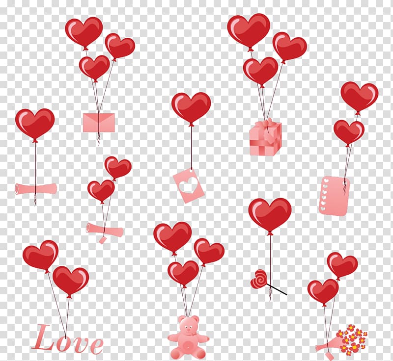 Valentine\'s Day Heart , love background transparent background PNG clipart