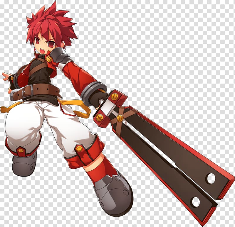 Elsword Video game Concept art Portrait Model sheet, red eyes transparent background PNG clipart