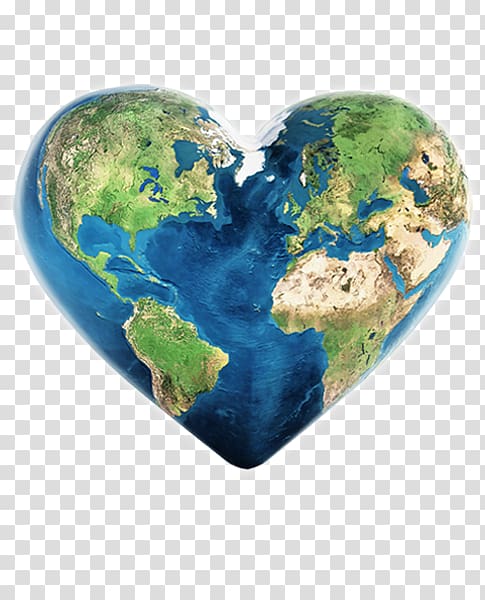 Earth World Dream , Heart world transparent background PNG clipart