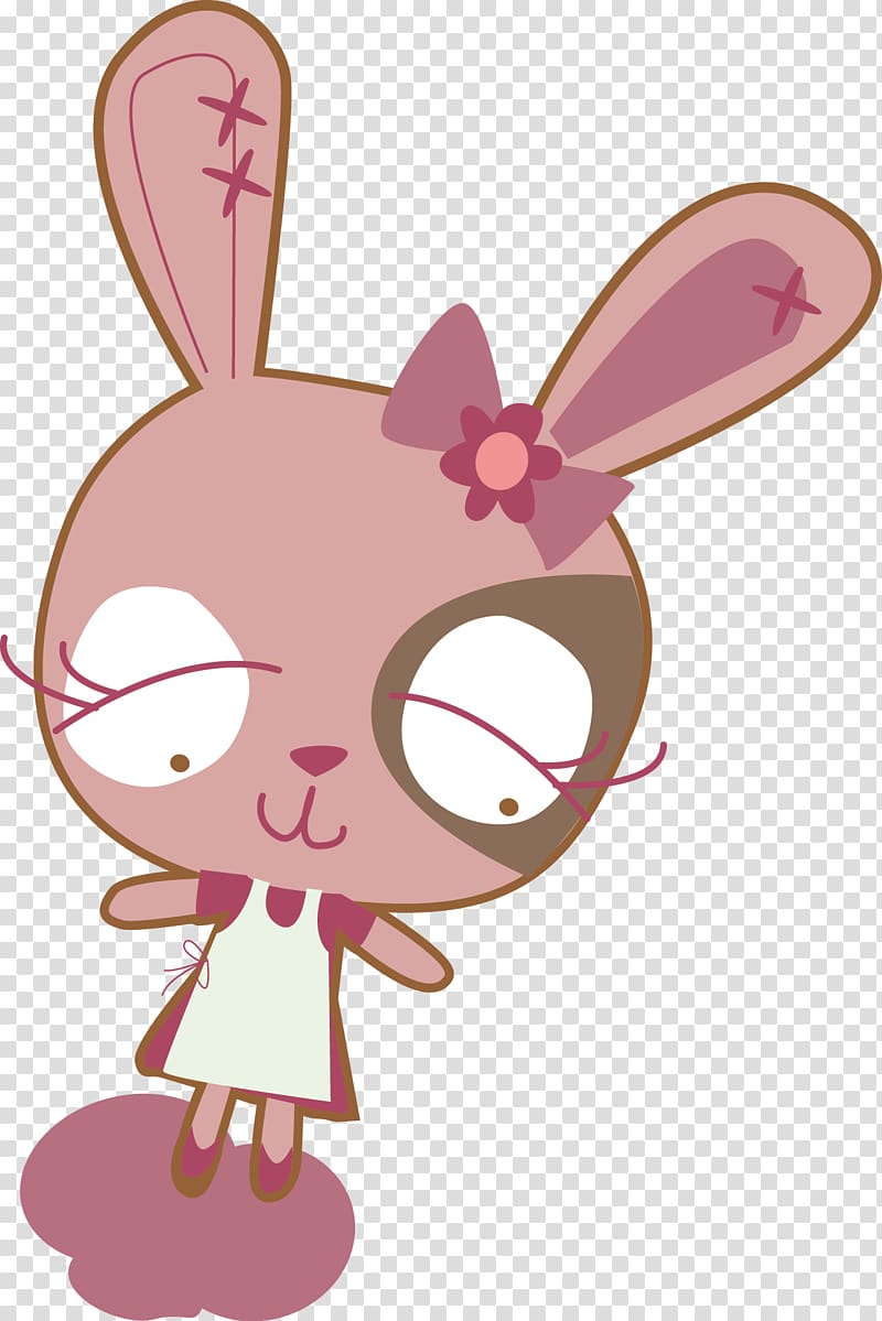 Rabbit Leporids Illustration, Bunny transparent background PNG clipart