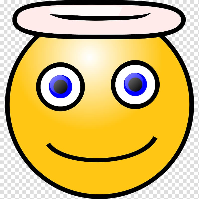 Smiley Animation , Angel Halo transparent background PNG clipart