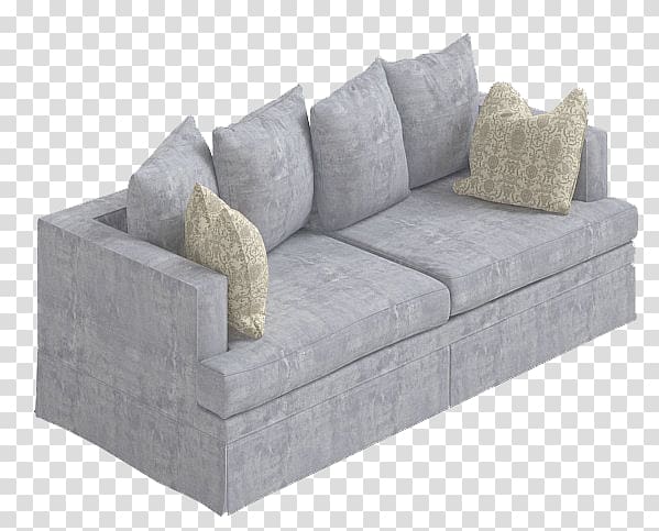 Sofa bed Furniture Couch, Fabric sofa transparent background PNG clipart