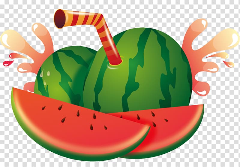 Watermelon Fruit Citrullus lanatus Computer file, Creative watermelon fruit transparent background PNG clipart