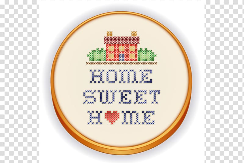 Home Sweet Home Cross Stitch Cross-stitch Embroidery & Cross Stitch, house transparent background PNG clipart