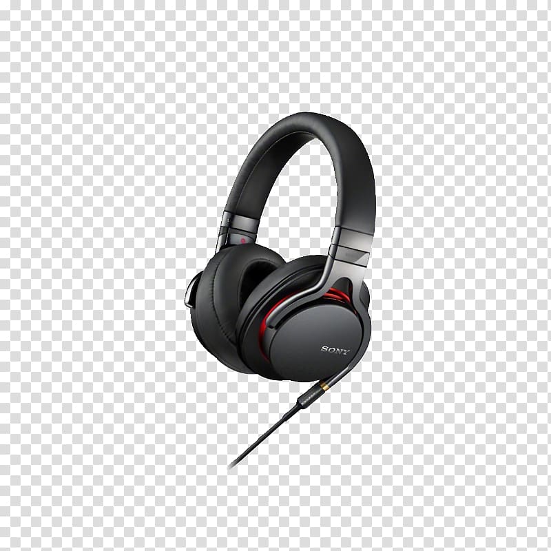 Sony MDR-Z1000, headphones, Full size, Black Sony 1A Sony MDR-V6 Audio, headphones transparent background PNG clipart