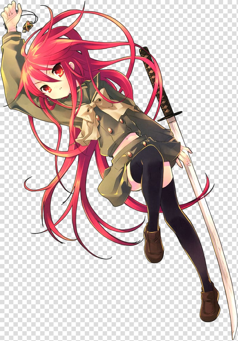 Shakugan no Shana Fate/stay night Tsundere Anime Book, red eyes transparent background PNG clipart