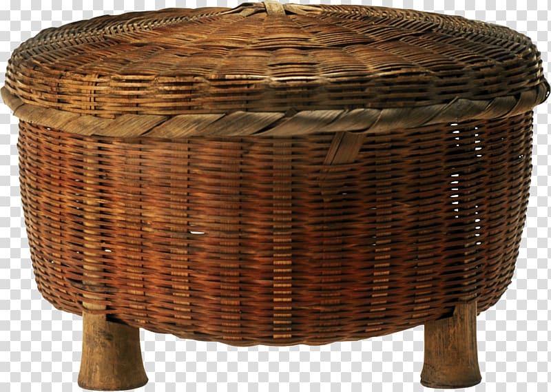 Bamboo Basket Bamboe Wicker, objects transparent background PNG clipart